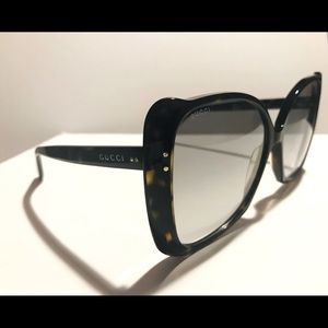 GUCCI GG0471S 002 Havana Women's Authentic Sunglasses 62 mm Brand New Set